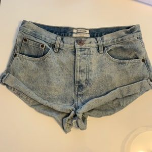 One Teaspoon “Bandit” Denim Shorts